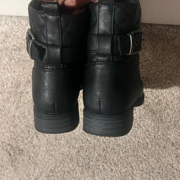 Black Combat Boots - Picture 4 of 7